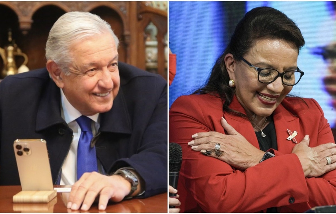 AMLO felicita en llamada telefónica a Xiomara Castro tras ganar la presidencia de Honduras